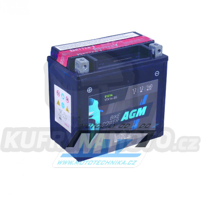 Baterie (akumulátor motocyklový) YTX14-BS (12V-12Ah)