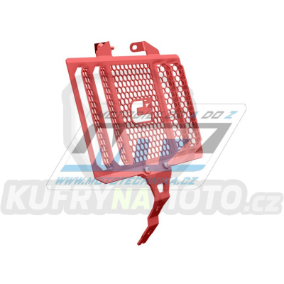 Kryty chladičů ocelové Dual Sport - Honda NC750X / 16-23 + NC750X DCT / 21-23 - barva červená