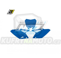 Polepy číslových tabulek (vystřižené) - Suzuki RMZ450 / 08-17 - barva modrá