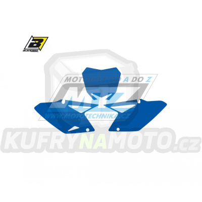 Polepy číslových tabulek (vystřižené) - Suzuki RMZ450 / 08-17 - barva modrá