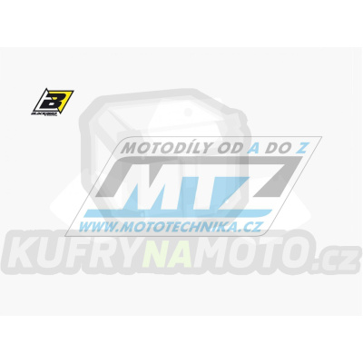 Polepy číslových tabulek (vystřižené) - KTM 125SX+525SX / 03 - barva bílá