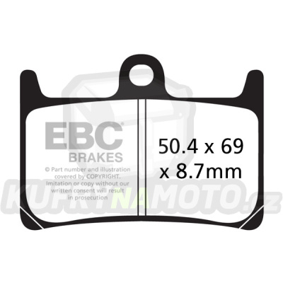 Brzdové destičky EBC FA380HH