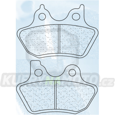Brzdové destičky CL BRAKES 1211 RX3
