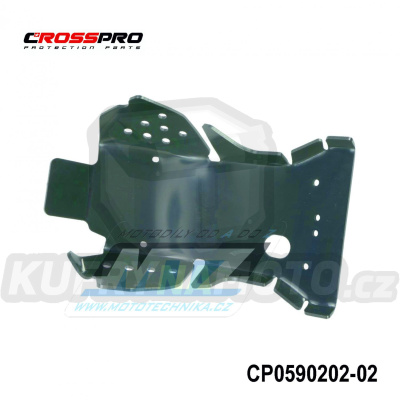 Kryt pod motor plastový DTC Engine Guard - KTM 250EXC+300EXC / 20-23 + 250SX / 20-22 + Husqvarna TE250+TE300 / 20-23 + TC250 / 20-22 + Gas-Gas EC250+EC300 / 21-23 + MC250 - barva černá