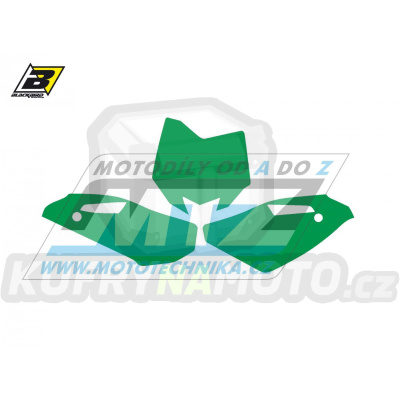 Polepy číslových tabulek (vystřižené) - Husqvarna TC250 / 08-13 + TC450 / 08-10 - barva zelená