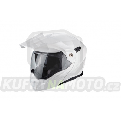 Moto přilba SCORPION ADX-1 solid pearl bílá