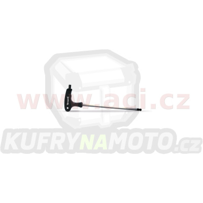 prodloužený imbus/inbus zahnutý s plastovou rukojetí HEX WRENCH TORQUE, OXFORD (4 mm)