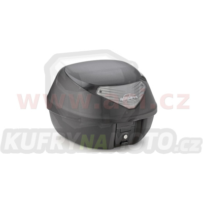 MONOLOCK TopCase - 29l, KAPPA (černý, čirá odrazka, vč. plotny a univerzální mont. sady)