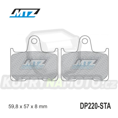 Destičky brzdové DP220-STA - směs Standard