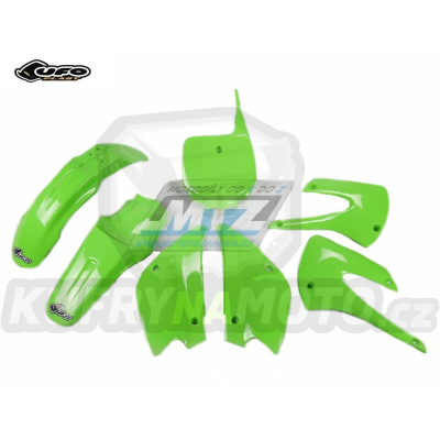 Sada plastů Kawasaki Restyling KX85 / 13 - barva zelená