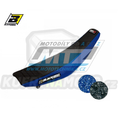 Potah sedla Yamaha YZF250 / 10-13 - barva modro-černá - typ potahu DG2