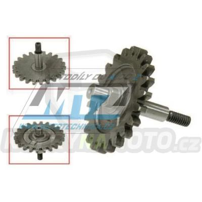 Hřídel vodního čerpadla Suzuki RMZ250 / 13-24