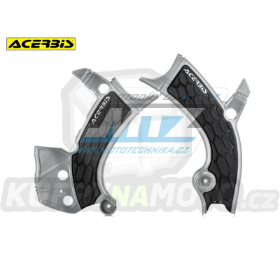 Kryty rámu Yamaha YZF250 / 19-23 + YZF450 / 18-22 + WRF450 / 19-23 + WRF250 / 20-24 + Fantic - barva šedo-černá