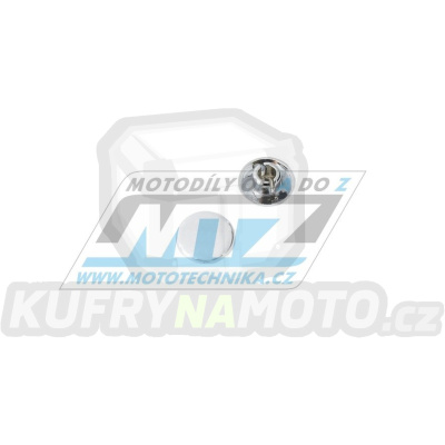 Krytka šroubu imbus ROUND - pro otvor 6mm - barva stříbrná