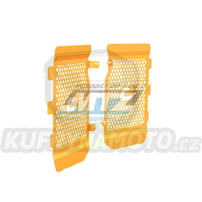 Kryty chladičů ocelové Dual Sport - KTM 1290 Super Advenutre / 21-23 - barva oranžová