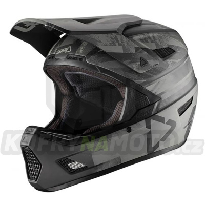 LEATT FULLFACE DBX 3.0 DH V20.1 přilba helma ČERNÁ kolo cyklo BIKE BARVA ČERNÁ / ŠEDÁ VELIKOST M-1020002301-akce