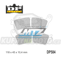 Destičky brzdové DP Brakes DP584 - směs Premium OEM Sinter