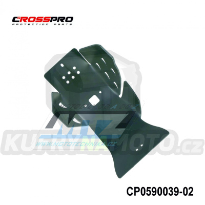 Kryt pod motor plastový DTC Engine Guard - KTM 250SXF / 07-10 + 250EXCF / 08-11 (barva černá)
