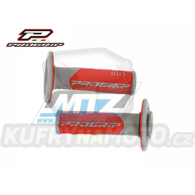 Rukojeti/Gripy Progrip 801 - červeno-šedé