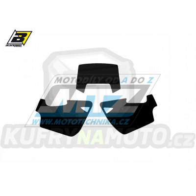 Polepy číslových tabulek (vystřižené) - Husqvarna WR / 95-99 - barva černá
