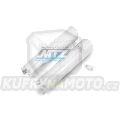 Kryty předních vidlic KTM SX+SXF / 23-25 + EXC+EXCF / 24-25 + Husqvarna TC+FC / 23-25 + TE+FE + Gas-Gas - barva bílá (barva OEM 20-24)