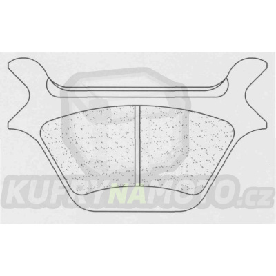 Brzdové destičky CL BRAKES 2370 RX3