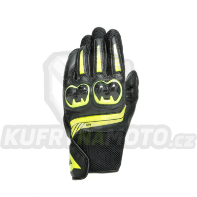 Moto rukavice DAINESE MIG 3 UNISEX černo/neonově žluté