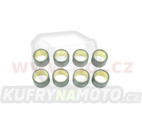 válečky variátoru (průměr 25 x 17 mm), váha 17 g, Athena (sada 8 ks)