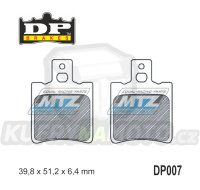 Destičky brzdové DP007 - DP Brakes směs Premium OEM Sinter