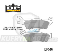 Destičky brzdové DP516 - DP BRAKES směs Premium Sinter OEM
