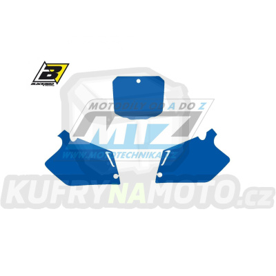 Polepy číslových tabulek (vystřižené) - Honda CR125 / 95-97 + CR250 / 95-96 - barva modrá