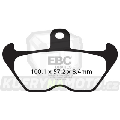 Brzdové destičky EBC FA407