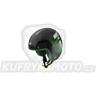 Otevřená helma AXXIS HORNET SV ABS old style b6 lesklá zelená S
