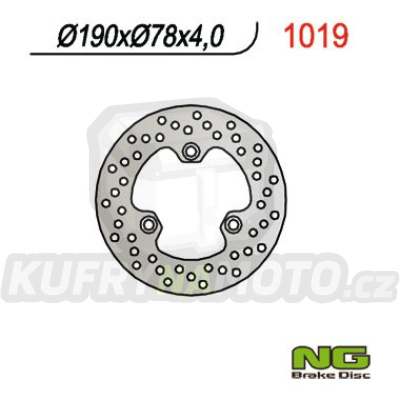 Brzdový kotouč moto NG 1019