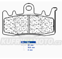 Přední brzdové destičky CL Brakes CF MOTO SRS 450 2024- směs XBK5 - akce