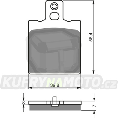 Brzdové destičky Goldfren 038 S3-GF038S3- výprodej