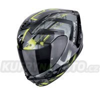 Moto přilba SCORPION EXO-391 CLUTTER černo/fluo žlutá