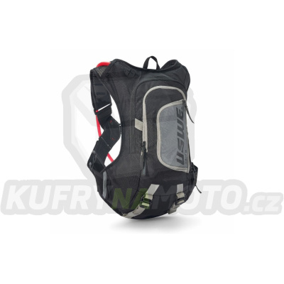 batoh ENDURO RAW 12, USWE - Švédsko (carbon černá, objem 12 l, hydrobag 3 l)