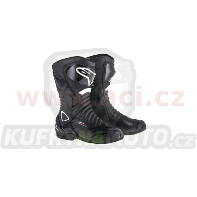 boty STELLA S-MX 6 DRYSTAR, ALPINESTARS, dámské (černá/bílá/fialová) 2024