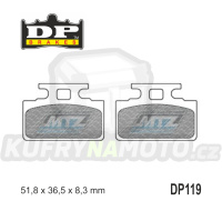 Destičky brzdové DP119 DP Brakes - směs Premium OEM Sinter