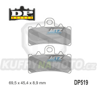 Destičky brzdové DP519 - DP BRAKES směs Premium Sinter OEM