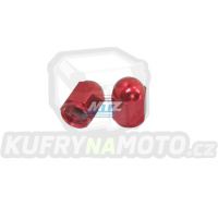 Čepičky ventilku NUT - barva červená
