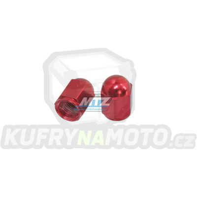 Čepičky ventilku NUT - barva červená