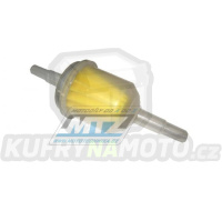 Filtr palivový/benzínový - průměr 1/4&quot; (6mm) + 5/16&quot; (8mm) - plastový