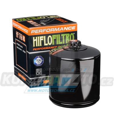 Filtr olejový HF176BRC (HifloFiltro) černý - Harley Davidson RH975Nightster+RA1250PanAmerica+RH1250Sportster