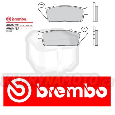 Brzdové destičky Brembo HONDA XL V TRANSALP 600 r.v. Od 94 - 96 směs SA Přední