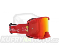 Motokrosové brýle RED BULL SPECT MX STRIVE S červené s červeným sklem 009