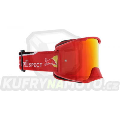 Motokrosové brýle RED BULL SPECT MX STRIVE S červené s červeným sklem 009