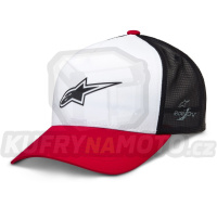 kšiltovka ADVANTAGE TECH, ALPINESTARS (bílá/červená/černá)