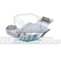 Kryt pod motor hliníkový Dual Sport - BMW F750GS+F850GS / 16-20 - barva stříbrná Ice Polished